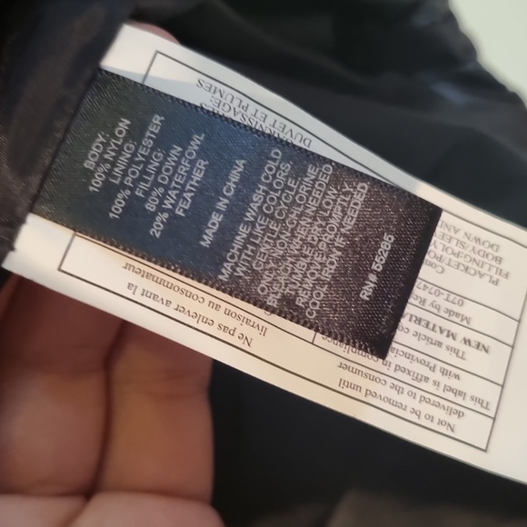 EXPRESS Puffer Coat Black Size Medium NWOT - Picture 6 of 8